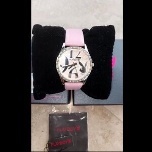Y2K playboy watch pink